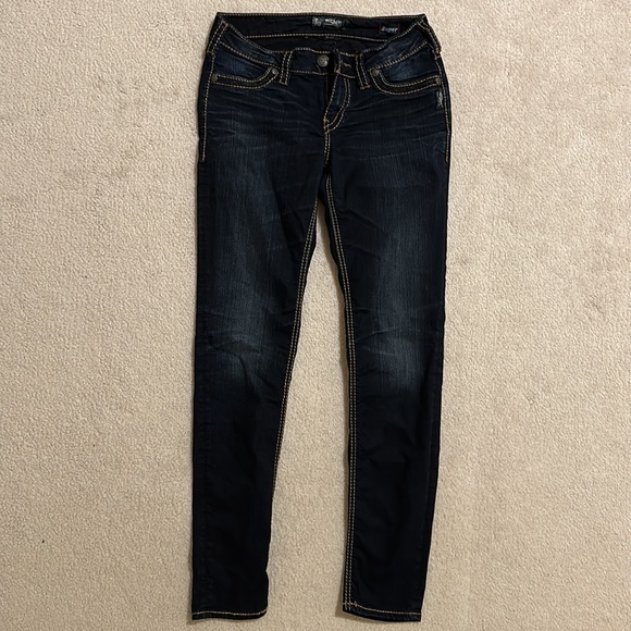 Silver Suki midrise super skinny jeans - Picture 4 of 6